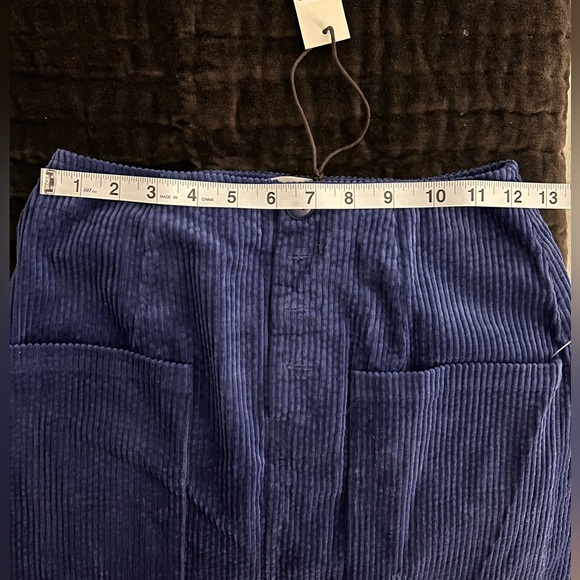 ROLLA'S Blue Ribbed Mini Skirt - Picture 2 of 8